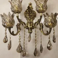 لوستر دیوارکوب 2 شعله و 4 شعله تولیدی رستمی|لوستر و چراغ آویز|زنجان, |دیوار
