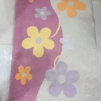 گلیم فرش 1در 1ونیم طرح گل