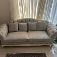 مبلمان هشت نفره تشک دوبل تشکها زیپ دار قابل شستشو