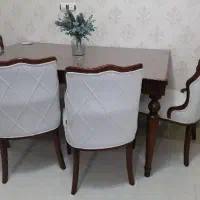 میز ناهارخوری 6 نفره با 4 صندلی