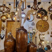 اباژور ایستاده چوبی(نیلا)|چراغ خواب و آباژور|اصفهان, مصلی|دیوار