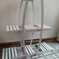 استند سفید گل