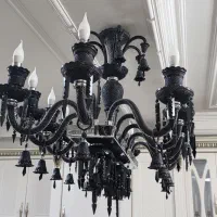 لوستر باکارات ۱۲ شاخه|لوستر و چراغ آویز|آمل, |دیوار