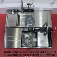 فروش سینک پیانویی ۱۲۰ در ۵۰ سینی دار