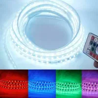 ریسه rgb رنگی|ریسه و چراغ تزئینی|کرج, برغان|دیوار