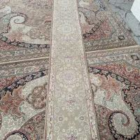 ۲ عدد کناره فرش کرم رنگ