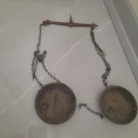 ترازوی مسی قدیمی عتیقه قپان
