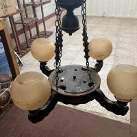 لوستر چوبی|لوستر و چراغ آویز|کرمان, |دیوار