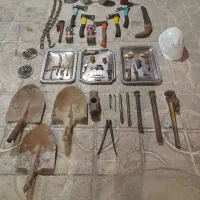 سینی استیل  قدیمی  و دکوری