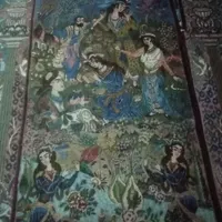 قالیچه دستباف باغ گلستان