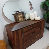 میز کنسول آینه بزرگ (یکسال خرید) فروش بعلت جابجایی