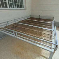 تخت آهنی سه لنگه سالم