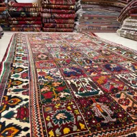 فرش بختیاری خشتی ریزبافت