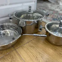 ست قابلمه وتابه  استیلBMNاصل المان|ظروف پخت‌وپز|رباط‌کریم, رباط‌کریم|دیوار