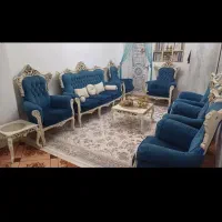 مبــلمان ست۹نفره بهمراه ناهار خوری ۴نفره زیـبا|مبلمان خانگی و میز عسلی|ابهر, |دیوار