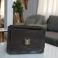 کیف دستی مردانه دست دوز چرم طبیعی