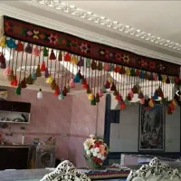 پرده سنتی دستبافت|گلیم، جاجیم، گبه|زاهدان, |دیوار