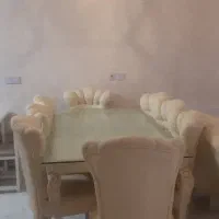 مبلمان ۷ نفره و ناهارخوری ۸ نفره و میز جلو مبلی