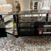 میز تلویزیون نو فلزی ۱متری کامل سالم وضخیم