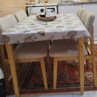 میز ناهارخوری ۴ نفره|میز و صندلی غذاخوری|اسلامشهر, شهرک سعیدیه|دیوار