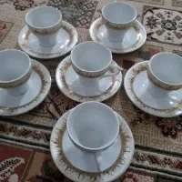 دودست فنجان ونعلبکی|ظروف سرو و پذیرایی|تنکابن, |دیوار