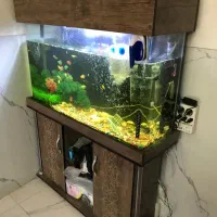 آکواریوم کامل با میز