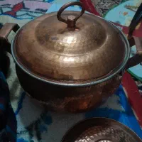 دوعدد قابلمه مسی نو|ظروف پختوپز|نورآباد, |دیوار