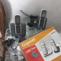 تلفن رو میزی بی سیم دوقلو در حد نو