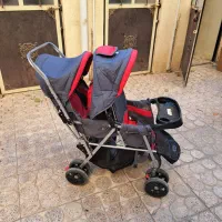 کالسکه دوقلویی|کالسکه و لوازم جانبی|تاکستان, |دیوار