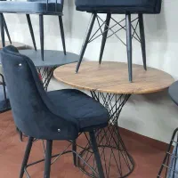 صندلی‌ویرامخمل وچرم|میز و صندلی غذاخوری|حمیدیا, |دیوار