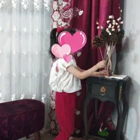 مخمل ،،زرشکی رنگ،،مناسب والن پرده