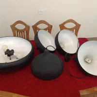 لوستر سقفی رنگ مشکی