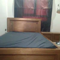تخت خواب دو نفره + آباژور