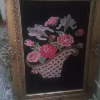 تابلوفرش دستبافت ابریشم