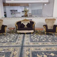 مبل 7نفره همراه با 3عدد میز عسلی|مبلمان خانگی و میز عسلی|شاهدشهر, |دیوار