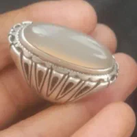 انگشتر عقیق یمن وفیروزه نیشابور