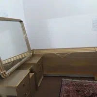 تخت دونفره کارکرده با کفی تخت