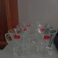 بشقاب چینی خورشت خوری و پیش دستی واستکان بلینک مکس