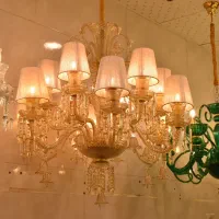 لوستر باکارات عسلی درجه یک