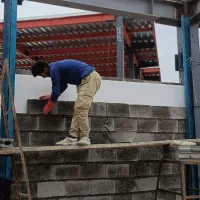 دیوار چینی شیب بندی سیمان کاری کف سازی