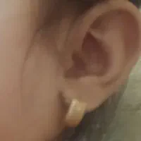 گوشواره طلاگم شده