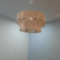 لوستر مکرومه شیک