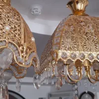 لوستر بزرگ و کوچک|لوستر و چراغ آویز|ساوه, |دیوار