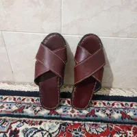 دمپایی دستدوز چرم گاوی