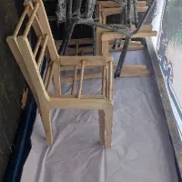 کلاف خام صندلی چوب چنار