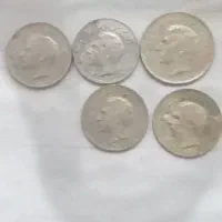 پنج عدد سکه قدیمی