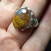 انگشتر ها و گردنبند نقره بسیار زیبا با سنگ طبیعی|جواهرات|گناباد, |دیوار