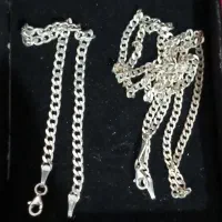 زنجیر و دستبند نقره