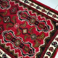 قالیچه دستبافت زمینه لاکی|فرش|رشت, انصاری|دیوار