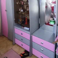 کمد لباسی ویترین میز آرایش میز کامپیوتر|تخت و سرویس خواب|اصفهان, طاحونه|دیوار